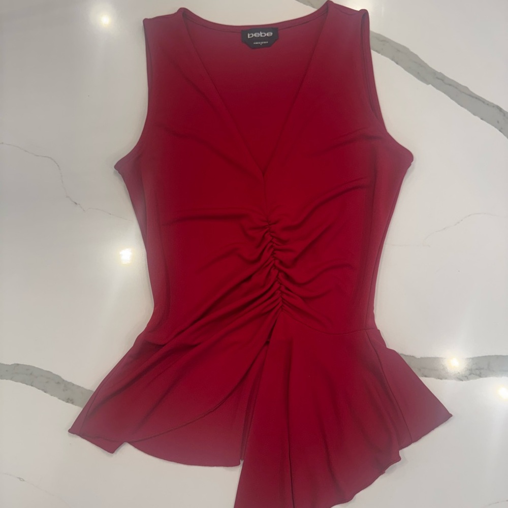 Vintage Red Bebe Top